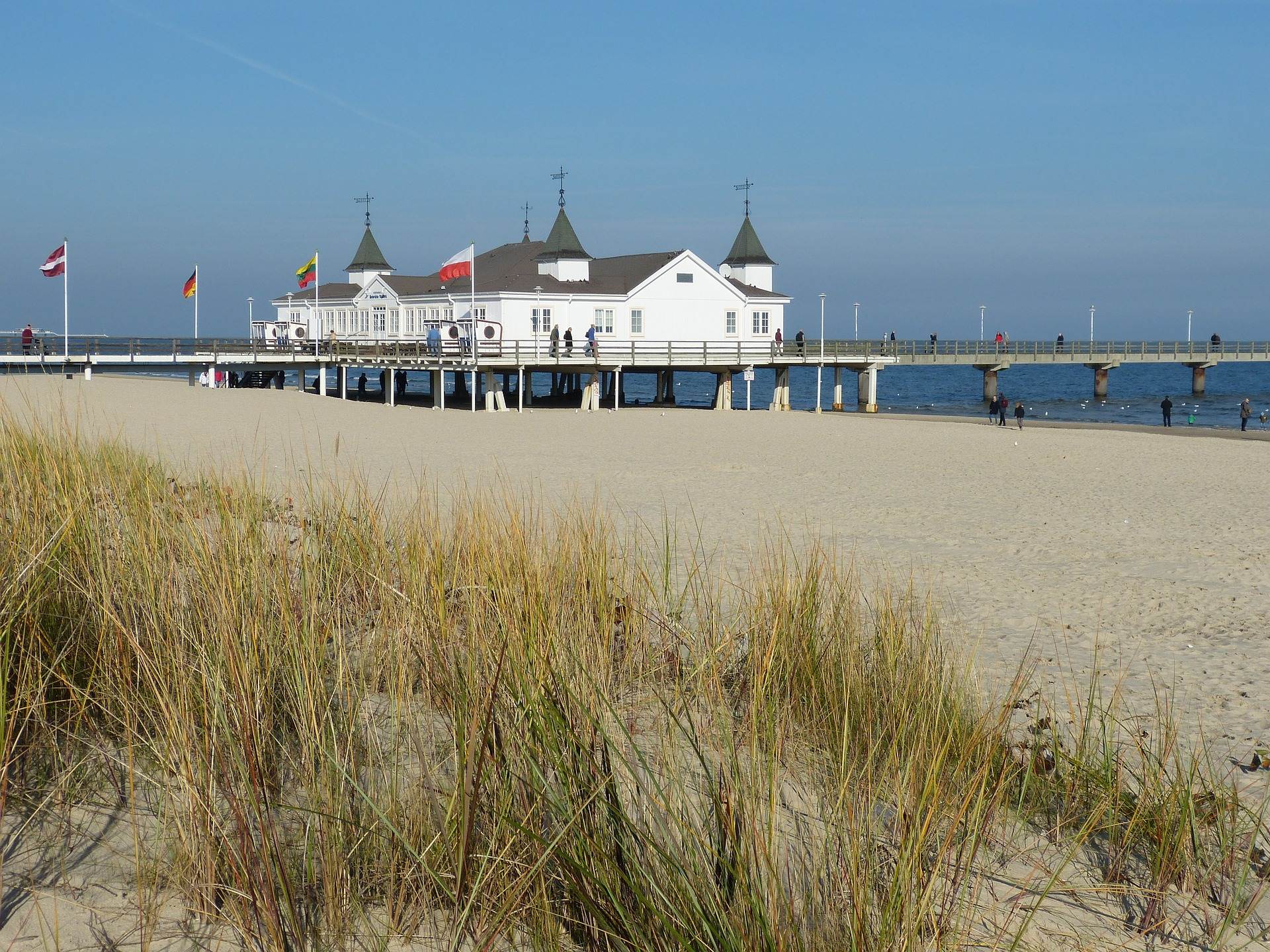 Insel Usedom Seebrücke Ahlbeck