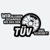 Autoaufkleber - Bis das der Tür uns scheidet