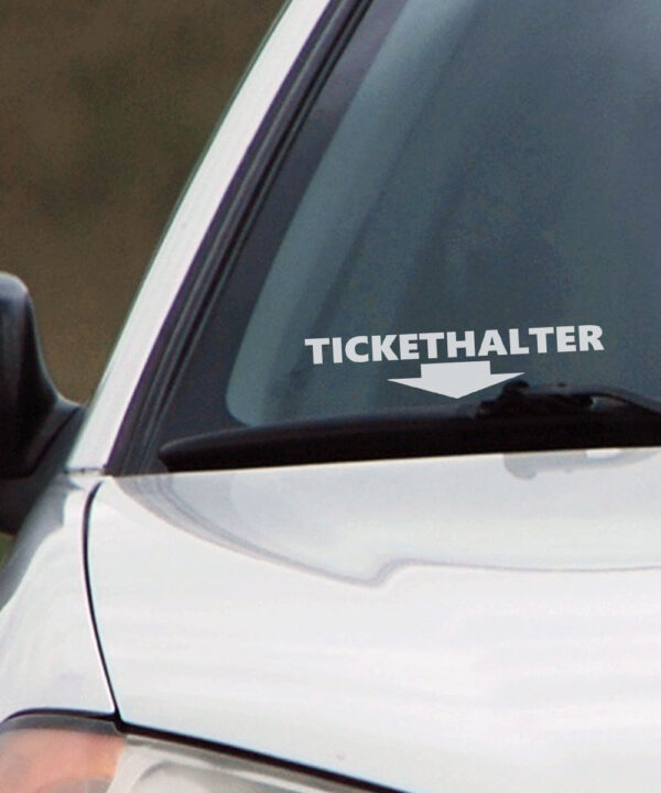 Autoaufkleber - Tickethalter - Autoscheibe