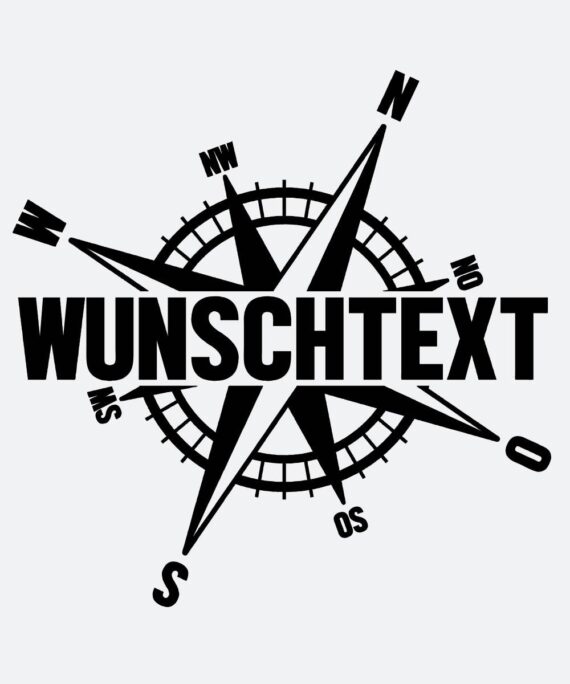 Kompass mit Wunschtext