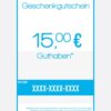 15 Euro Gutschein