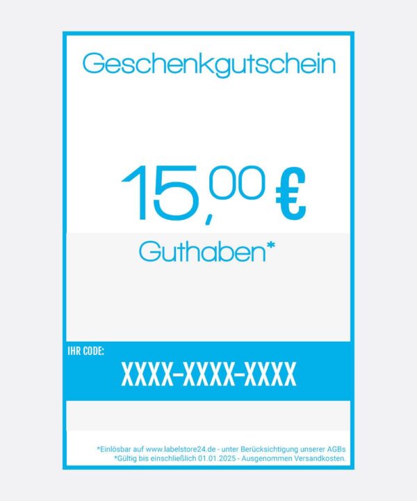 15 Euro Gutschein