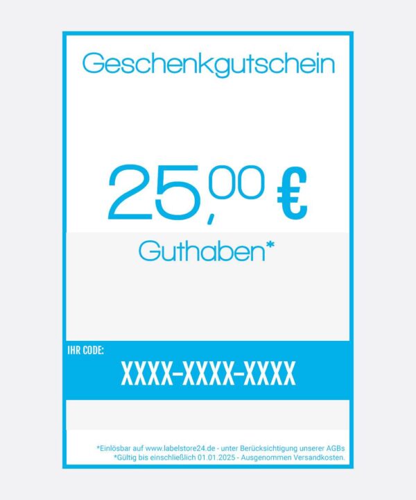 25 Euro Gutschein