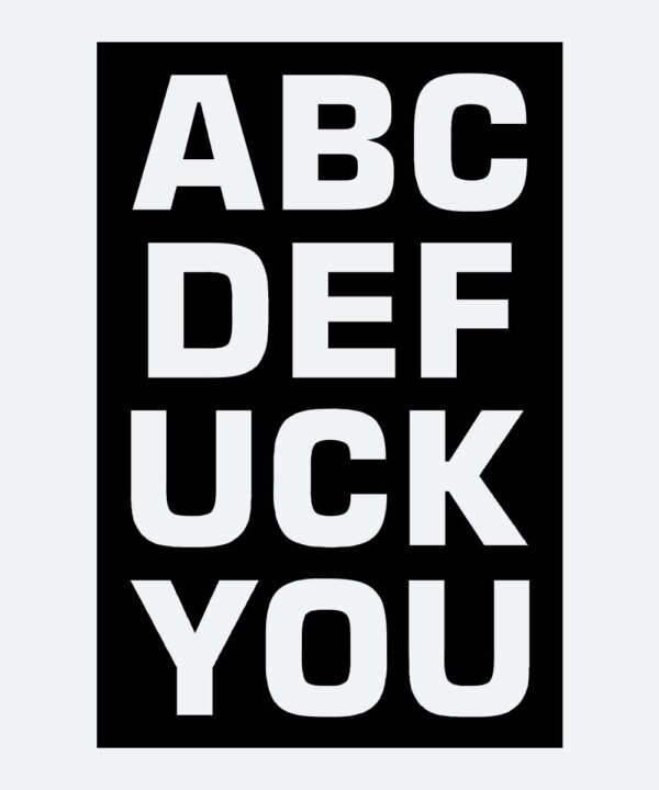 Motiv T-Shirt - fuck you - Design