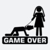 Motiv T-Shirt - game over - Design
